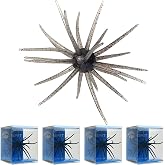 4Pcs Floating Sea Urchin Soft Lure | Tentacle Creature Lure, 4.33" &amp; 3.54" TPR Finesse Baits, 5 Colors, Ideal for Bass Fishing with Drop Shot, Wacky Rig, Neko Rig