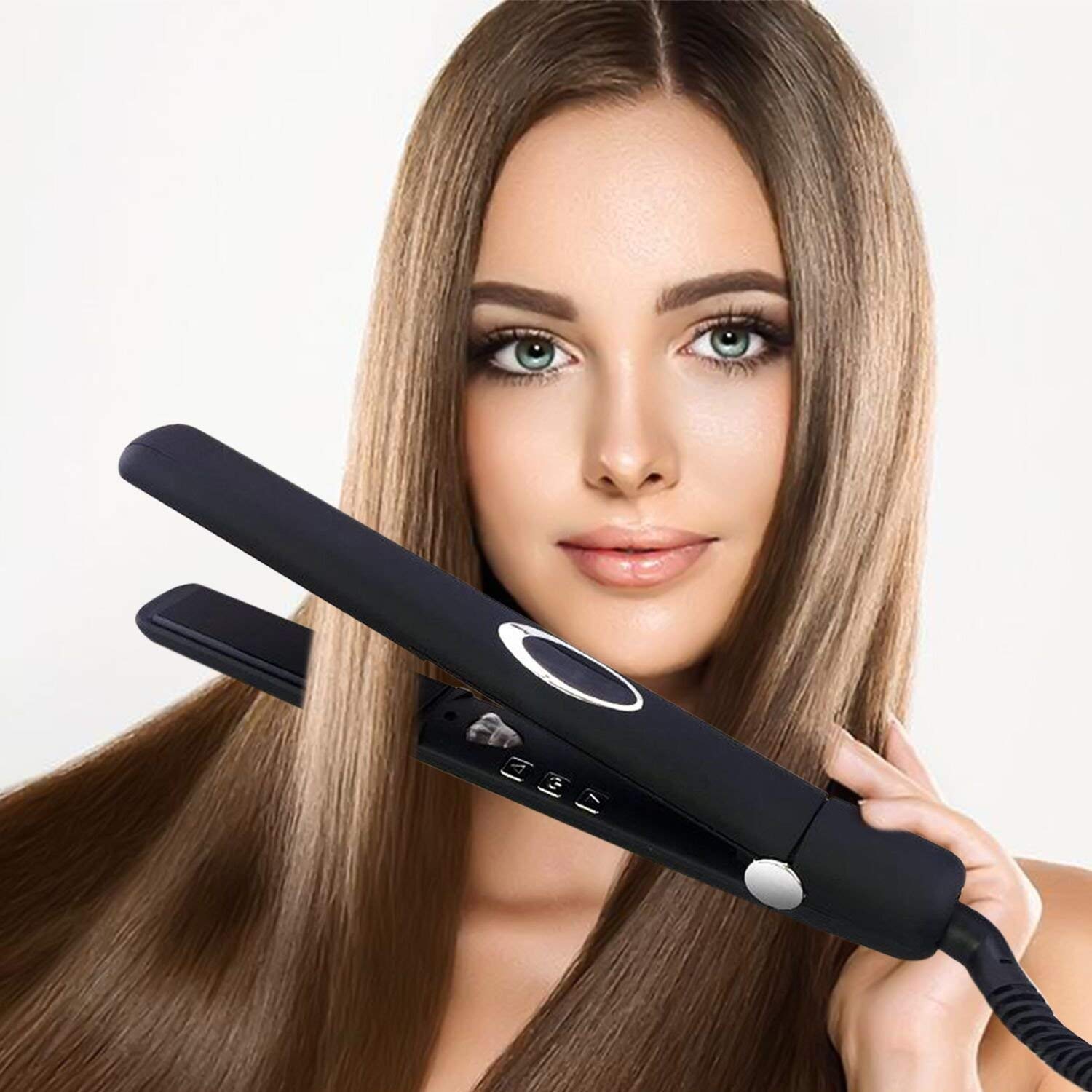 Buy Hair Straightener 1 Inch Black Hair Straightener Iron