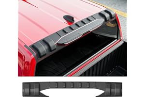 powoq Rear Roof Protector Compatible with 2022-2025 Toyota Tundra Truck Cab Roof Protector TPE Rear Spoiler Replacement for 2022 2023 2024 2025 Toyota Tundra Accessories