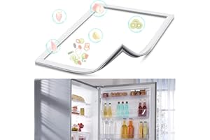 Innconee 41.62 x 28.5 Inches 242193206 Refrigerator Door Gasket, Compatible with Kenmore Crosley Westinghouse White Refrigerator Seal Replacement Parts Fresh Food Door Gasket