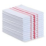 Blue Needles French Stripe Dinner Table Napkins Set