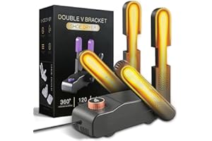 LVSEEMAN Boot Dryer Shoe Dryer - Glove Dryer and Boot Warmer Heat Blower for 4 Pairs Everlasting Comfort (Black)