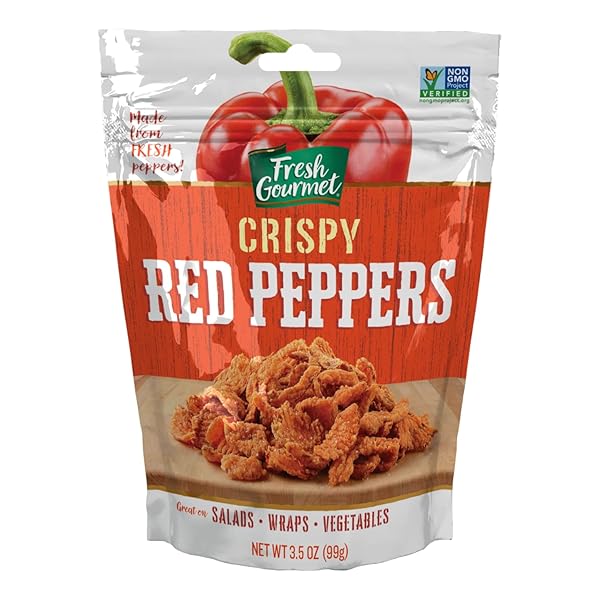 FRESH GOURMET CRISPY RED PEPPERS | 3.5 OUNCE,...