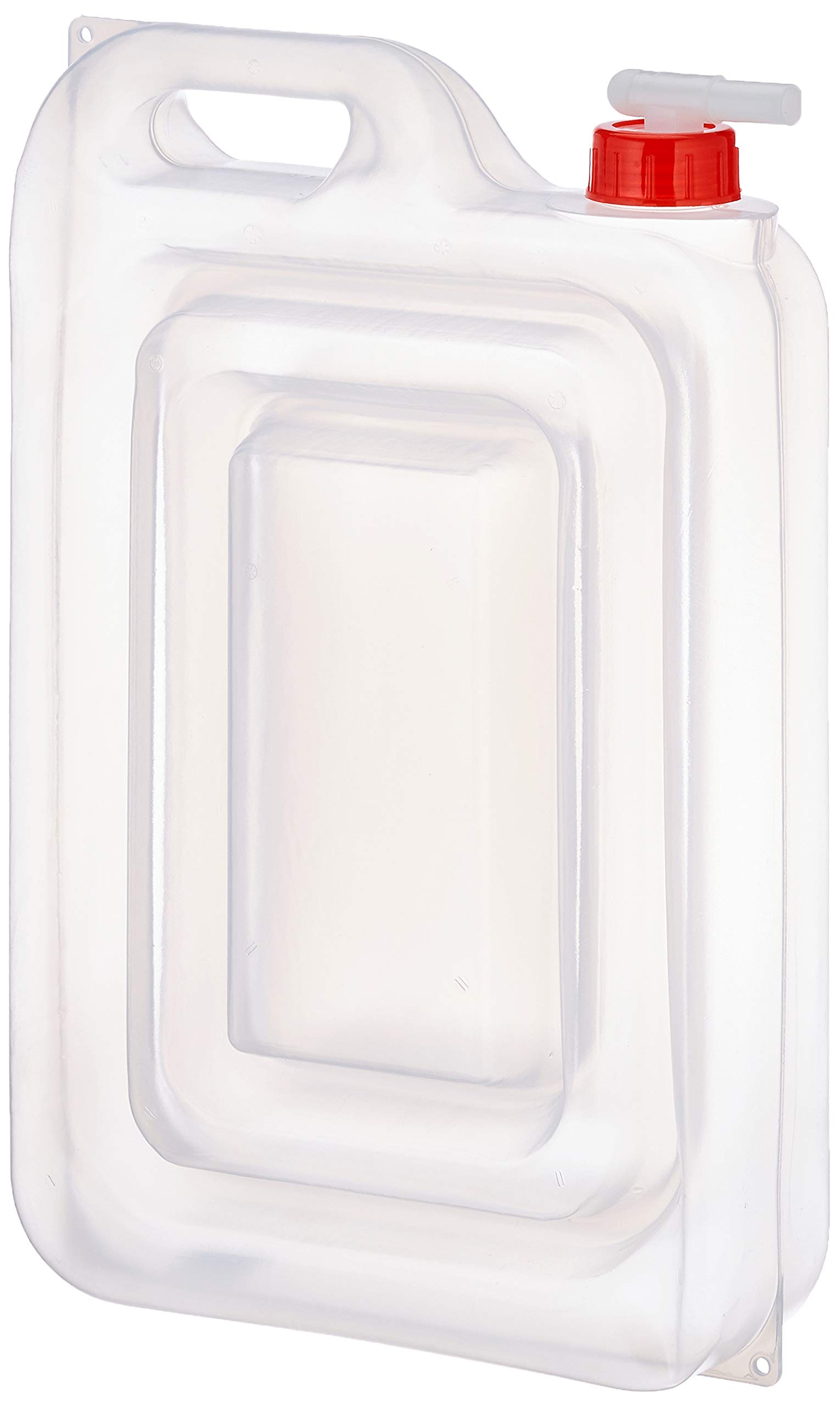 Cao Red 13L Expandable Camping Jerrican with Carry Handle and Screw Tap