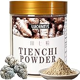 LUCENTIS Tienchi Ginseng Powder, 40 Count Head, 300g / 10.58oz – Panax Notoginseng Ultra Fine Powder, Herbal Supplement for Circulation and Wellness