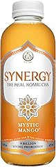 SYNERGY The Real Kombucha - Mystic Mango - 16 fl oz Bottle - Raw Probiotic Drink for Gut Health and Immune Support