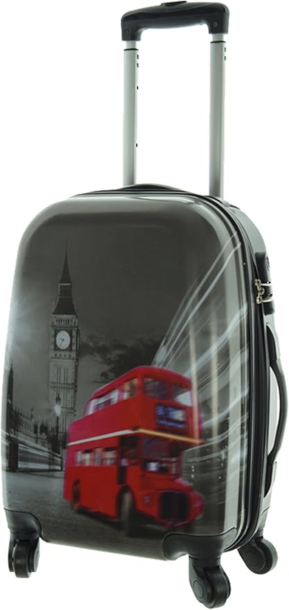 eiffel tower hard shell luggage