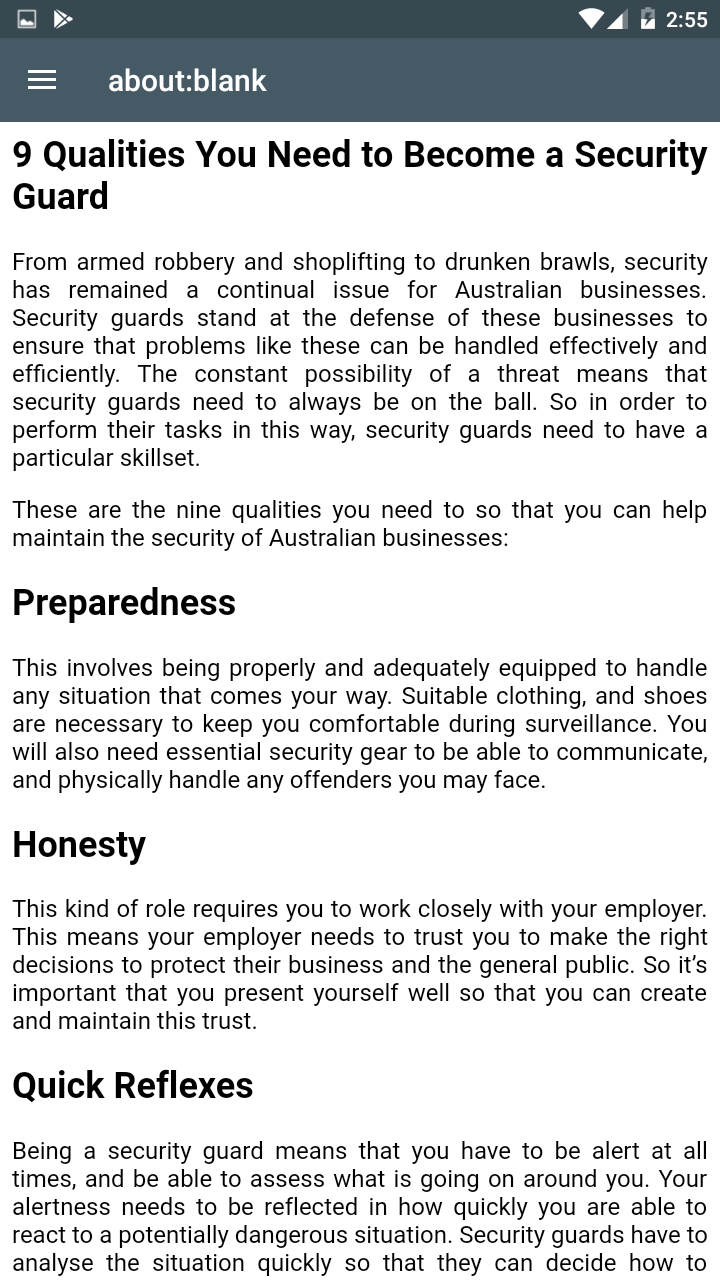 Qualities You Need to a Security GuardAmazon.inAppstore for