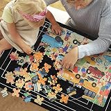 Ainiv Puzzle Roll Up Mat Storage Felt Pad for 1500 Pcs Jigsaw Puzzles Portable view 8