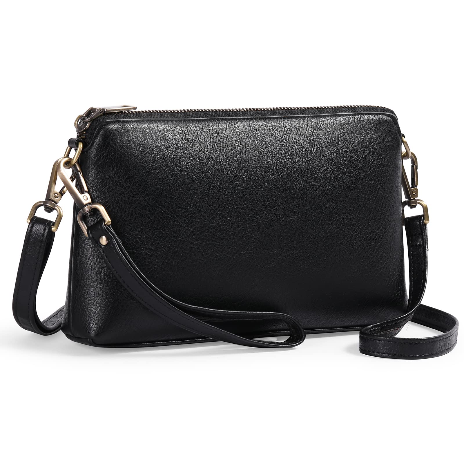Photo 1 of GAEKEAO Crossbody Bags for Women RFID Blocking Leather Cross Body Bag Purses Women's Crossbody Handbags with Wristlet Strap