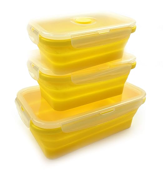 Home Line Plegable - Recipiente hermético - Caja de Silicona ...