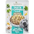 Applaws Taste Toppers, Limited Ingredient Dog Food Topper, Tuna Fillet with Pumpkin, Kale & Chickpeas in Broth (6 x 3oz Pouches)