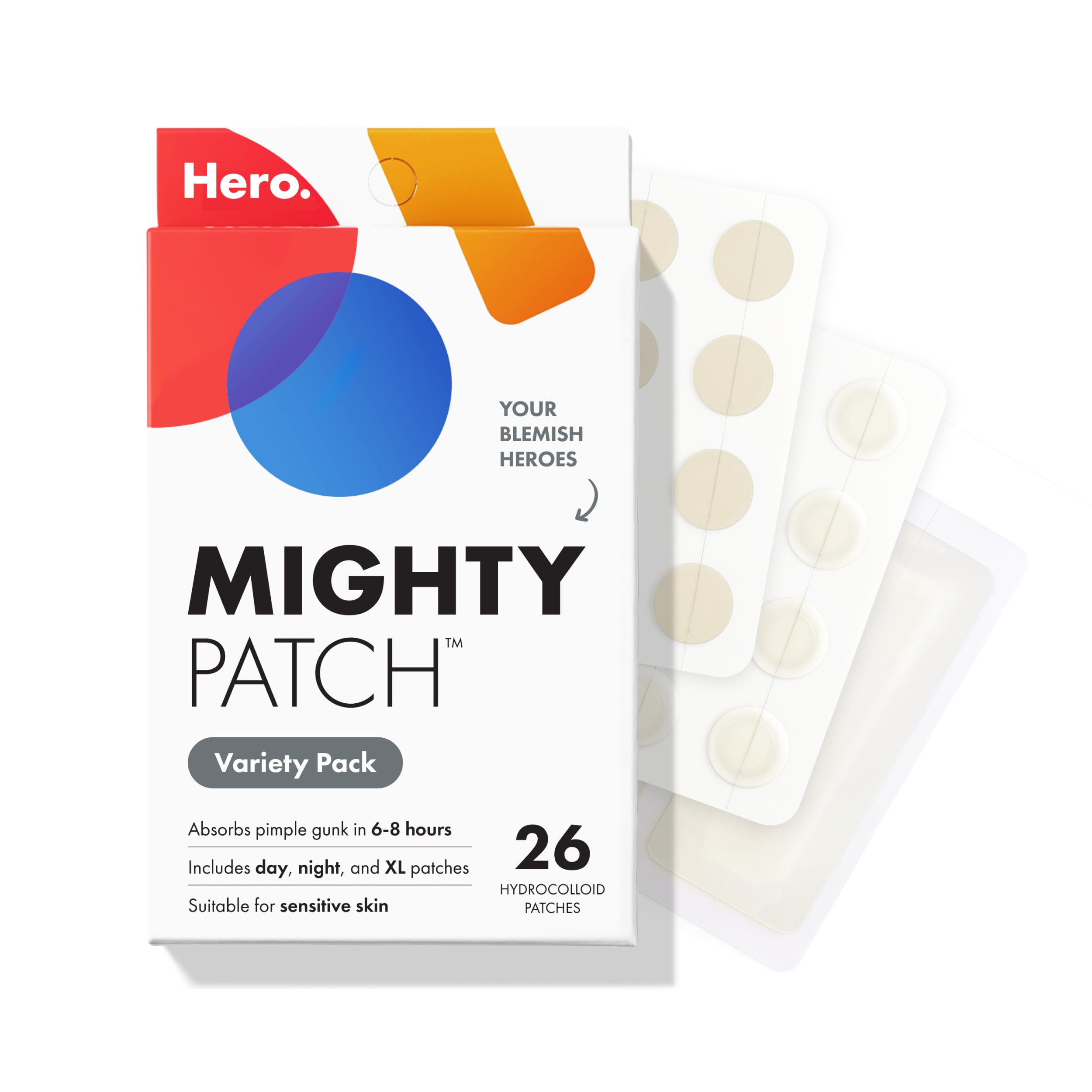 Hero Cosmetics, Mighty Patch, Variety Pack, 26 Patches