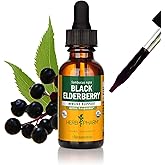 Herb Pharm Certified Organic Black Elderberry Liquid Extract for Immune System Support, Organic Cane Alcohol, 1 Oz