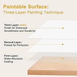 Paintable Bifold Barn Door, Fingerprint-Resistant 3