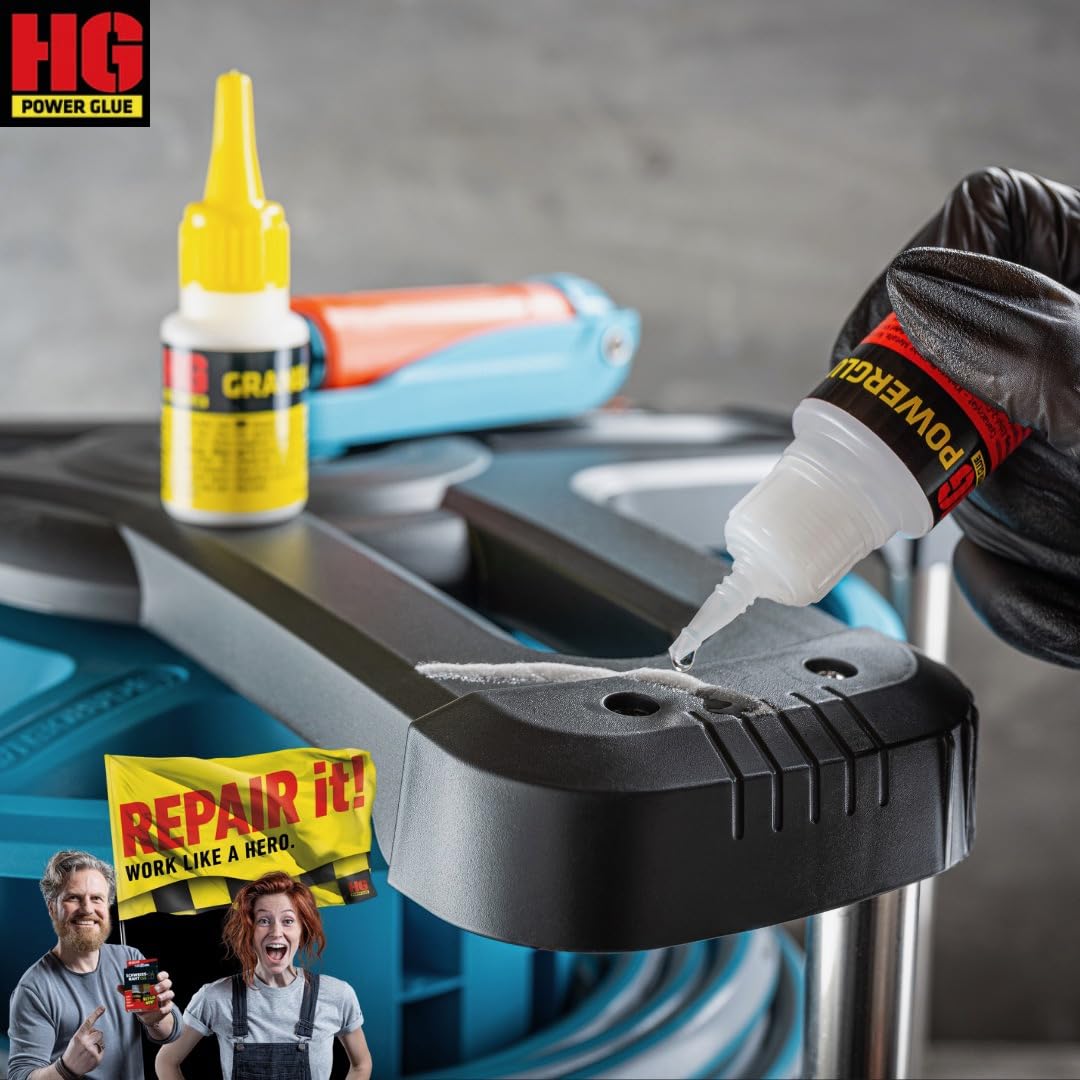 Die Schweißnaht aus der Flasche by HG Power Glue I MINIs I Sekundenkleber extra stark 8