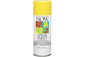 Krylon NOW Spray Paint, Gloss, Yellow, 9 oz