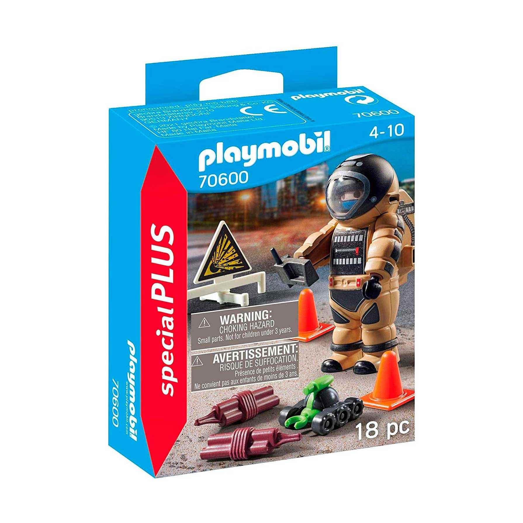 Playmobil 70600 Special Plus Special Operations Agent, Fun Imaginative Role-Play, PlaySets Suitable for Children Ages 4+