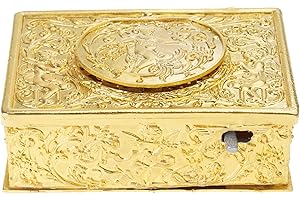 Ldqwztv 3D Embossed Bird Music Box, Mechanical Singing Bird Music Box with Bellows and Handcrafted Alloy Frame, European Vint