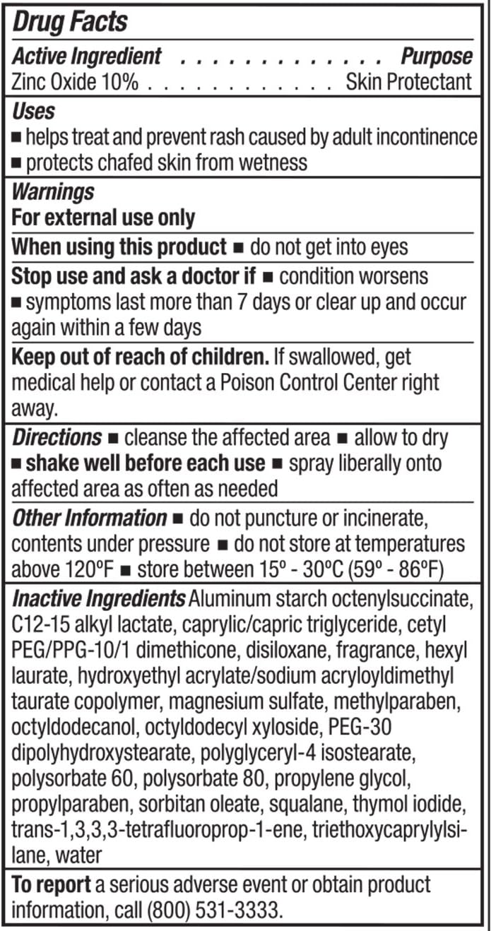 Dr. Smith's Caregiver's Choice Touch Free Adult Barrier Spray, 3.5 Ounce: Health & Personal Care