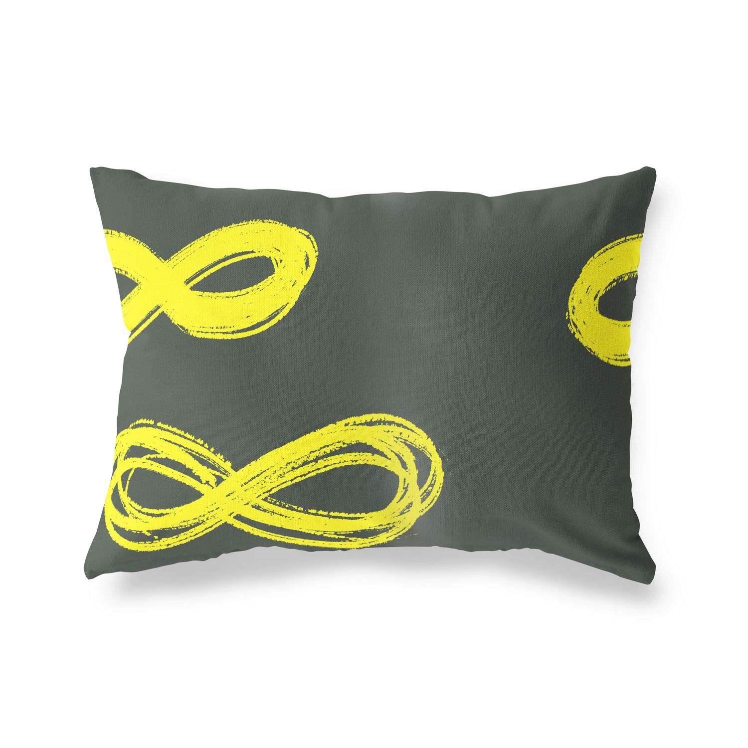 BonaMaison Decorative Cushion Cover, Neon Yellow-Fume Throw Pillow Covers, Home Decorative Pillowcases for Livingroom, Sofa, Bedroom, Size: 45X60 Cm - Designed and Manufactured in Turkey