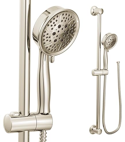 Moen Brushed Gold One-Function 6" Diameter Spray Head Rain Shower - Walmart Supplies - View #4