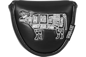 SHABIER Golf Mallet Putter Headcover for Golf Putter Head Club