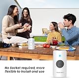 TECKNET Wireless Doorbell Waterproof Cordless Kit 400 M Range 60 Chimes view 5