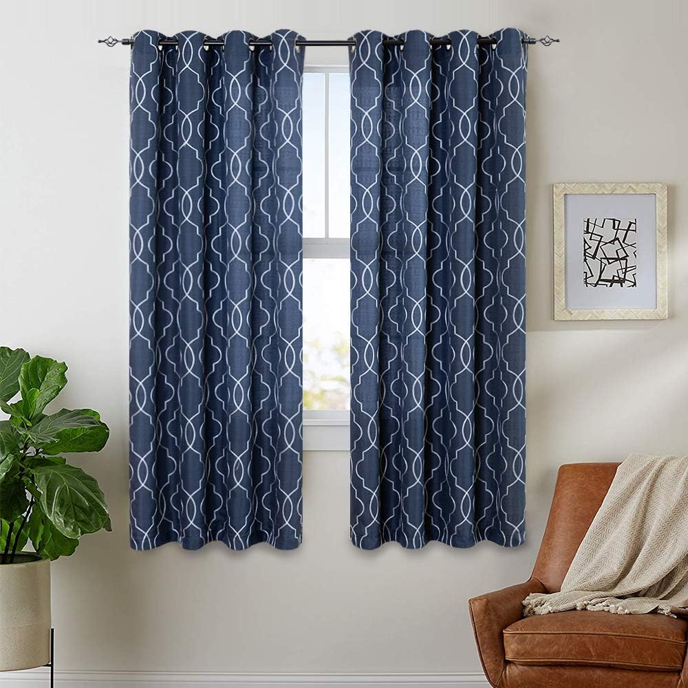 Best indigo curtains for living room
