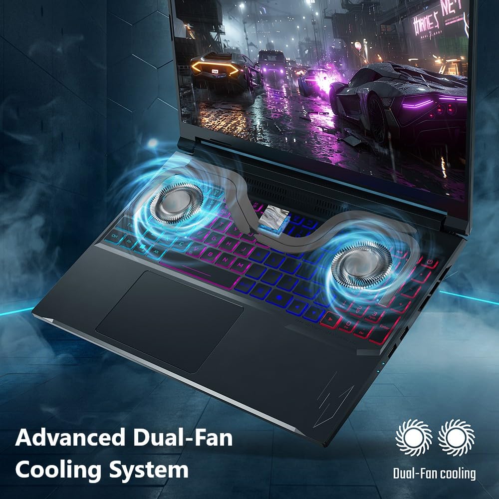 Acer Nitro V 16S AI Gaming Laptop | AMD Ryzen 7 260 Processor | NVIDIA GeForce RTX 5060 Laptop GPU (572 AI Tops) | 16