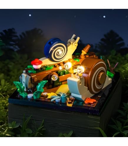 Amazon.com: LEGO Ideas Friendly Snails Building Set 40788, 264