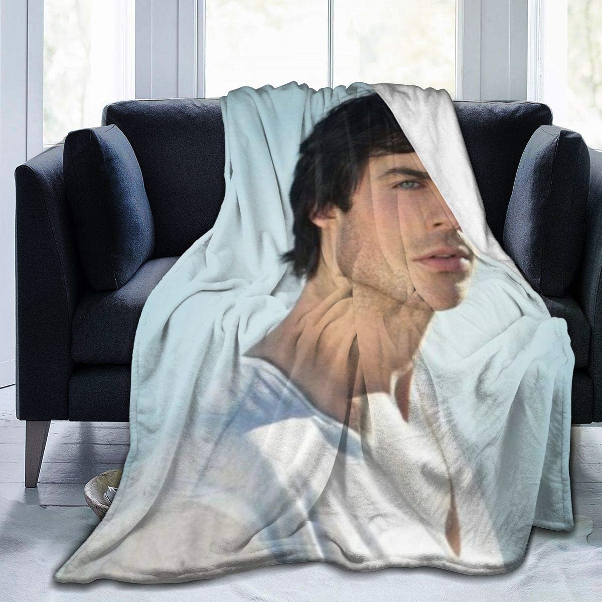 Yuantaicuifeng DamonSalvatoreSomerhalder Blanket UltraSoft Micro