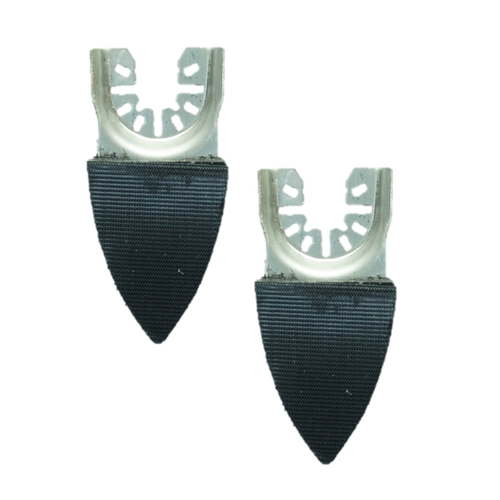 2 x TopsTools FAFSP_2 50mm x 35mm Small Finger Sanding Pads Compatible with Dewalt Stanley Black and Decker Bosch Fein (Non-StarLock) Makita Milwaukee Parkside Ryobi Worx (Fast Change) Multitool