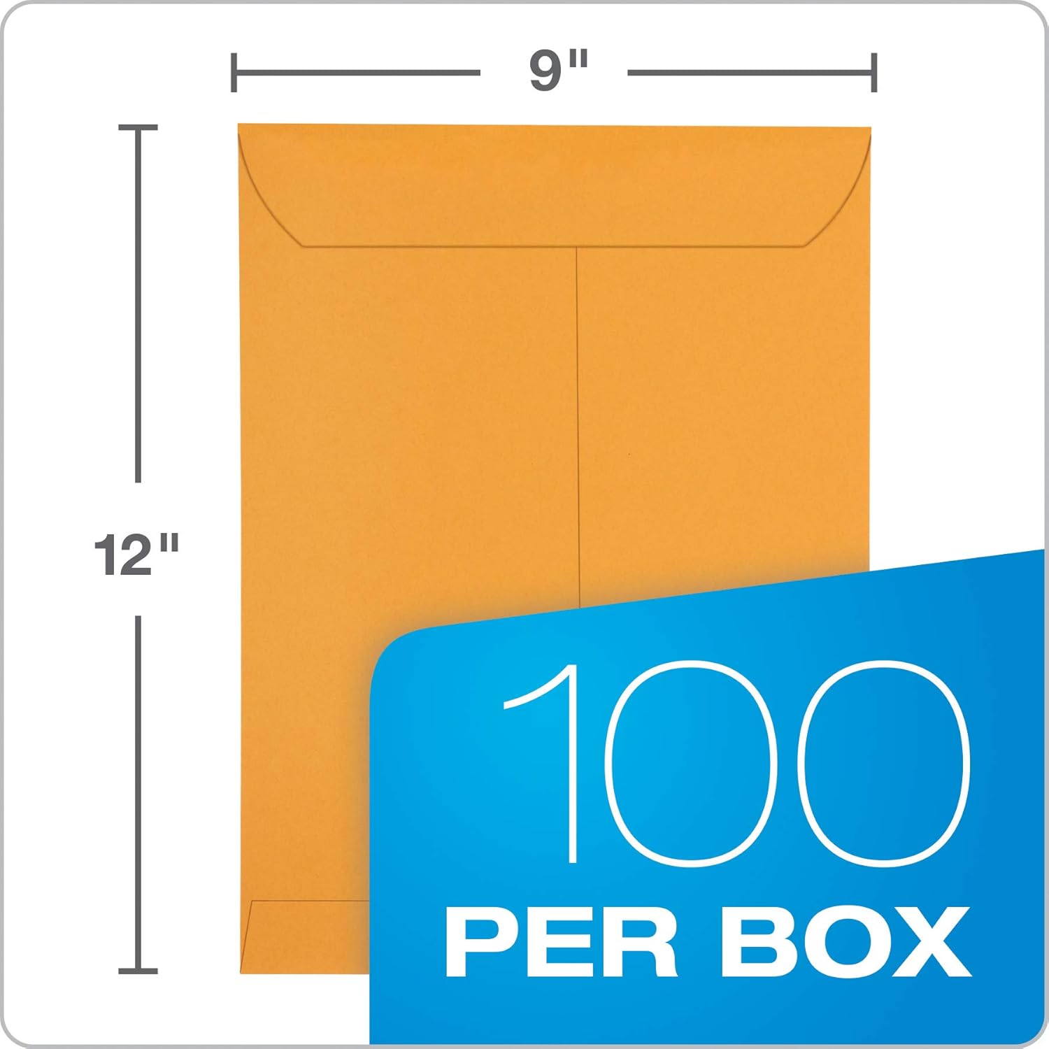 Columbian Manila Envelopes, 9 x 12 Inch, Grip Seal, Mailing Envelopes, 100 Per Box (CO922) : Mailing Envelopes : Office Products