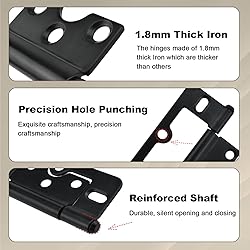SDTC Tech 3 Inch Non-Mortise Door Hinges with