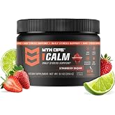 MTN OPS Calm Stress Support Powder, Strawberry Daiquiri, 60 Servings | Ashwagandha Powder, Stress &amp; Mood Support, L-Theanine, Magnesium, Vitamin D