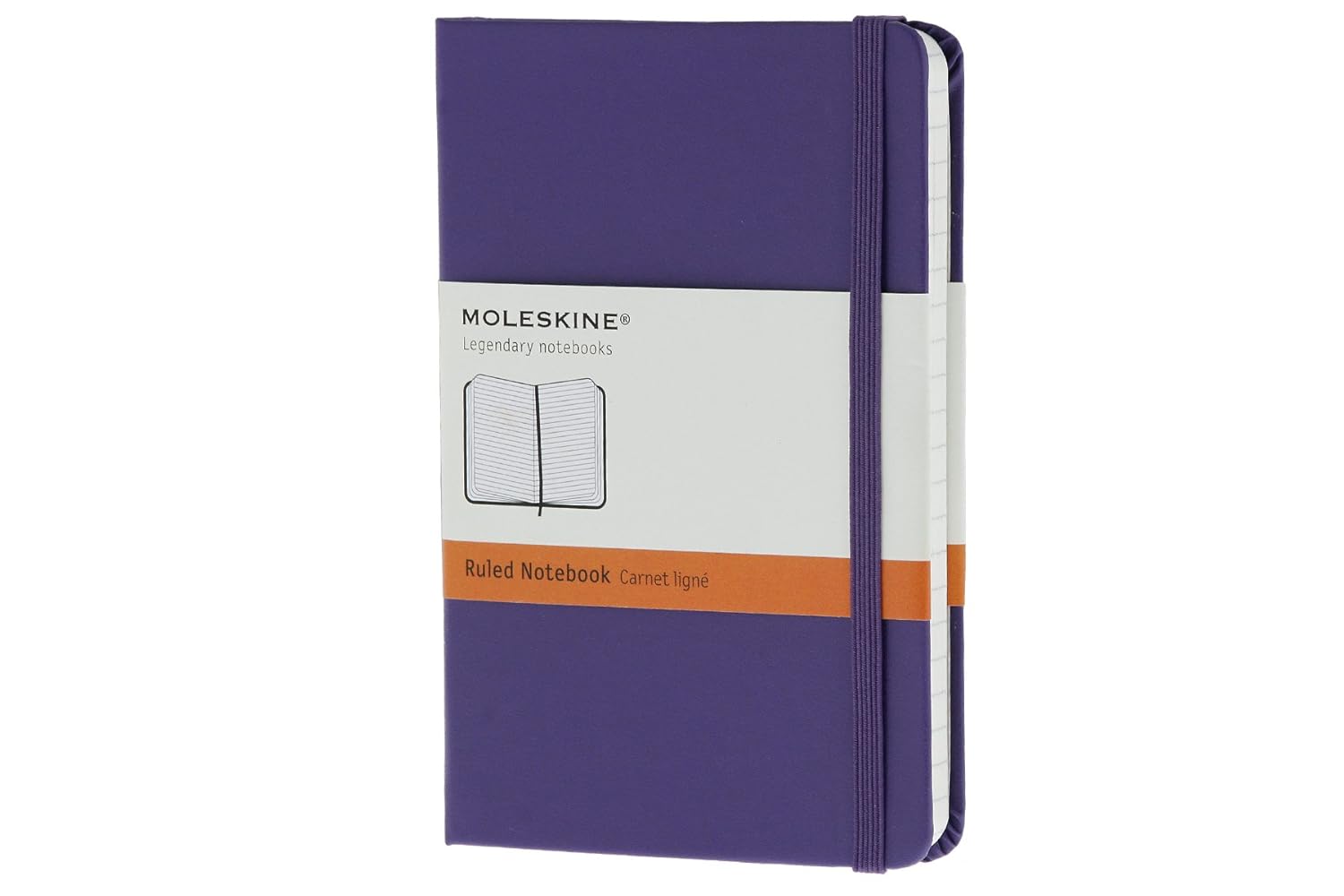 Moleskine Pocket Notebook Ruled Pages Brilliant Violet Hardcover