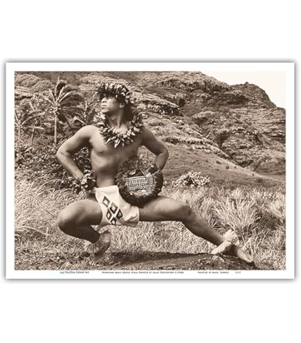 80s HULA DANCER 特大アート フレーム 油彩画 ヴィンテージ 80s HULA DANCER 特大アート フレーム 油彩画 ヴィンテージ