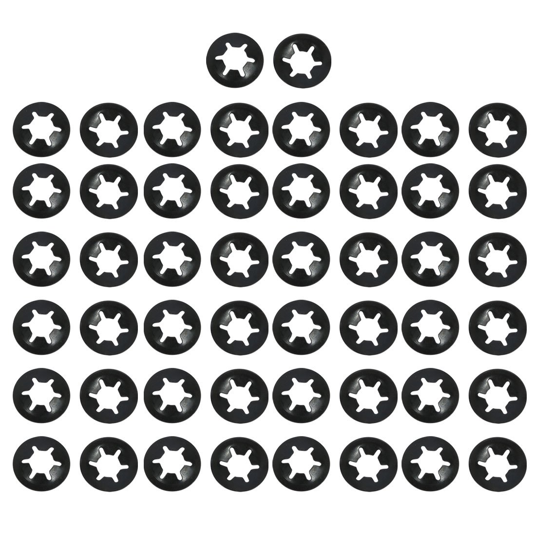 sourcingmap 50 Pcs 6mm x 14mm Internal Tooth ing ing Washers