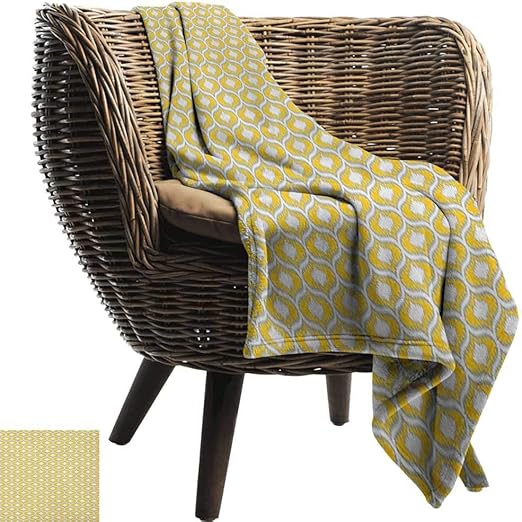 Amazon Com Warmfamily Super Soft Blankets Ikat Oval Shaped Design