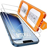 TOCOL for iPhone 13 Mini Screen Protector, Easy Installation | Bubble-Free, 9H+ Tempered Glass, 8FT Military Grade Shatterproof, Anti-Scratch, Case Friendly HD Clear 5.4" 2 Pack