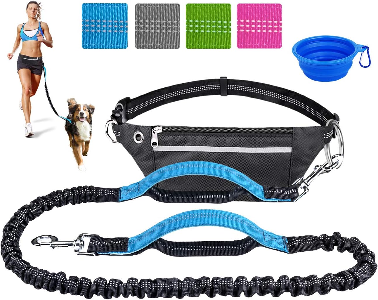fanny pack dog leash