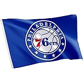 Desert Cactus Philadelphia 76ers Flag Philly NBA 100% Polyester Indoor Outdoor 3x5 feet National Basketball Association Team Flags (Flag #2)