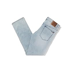 Volcom Men's Solver Denim Jean, Powder Blue