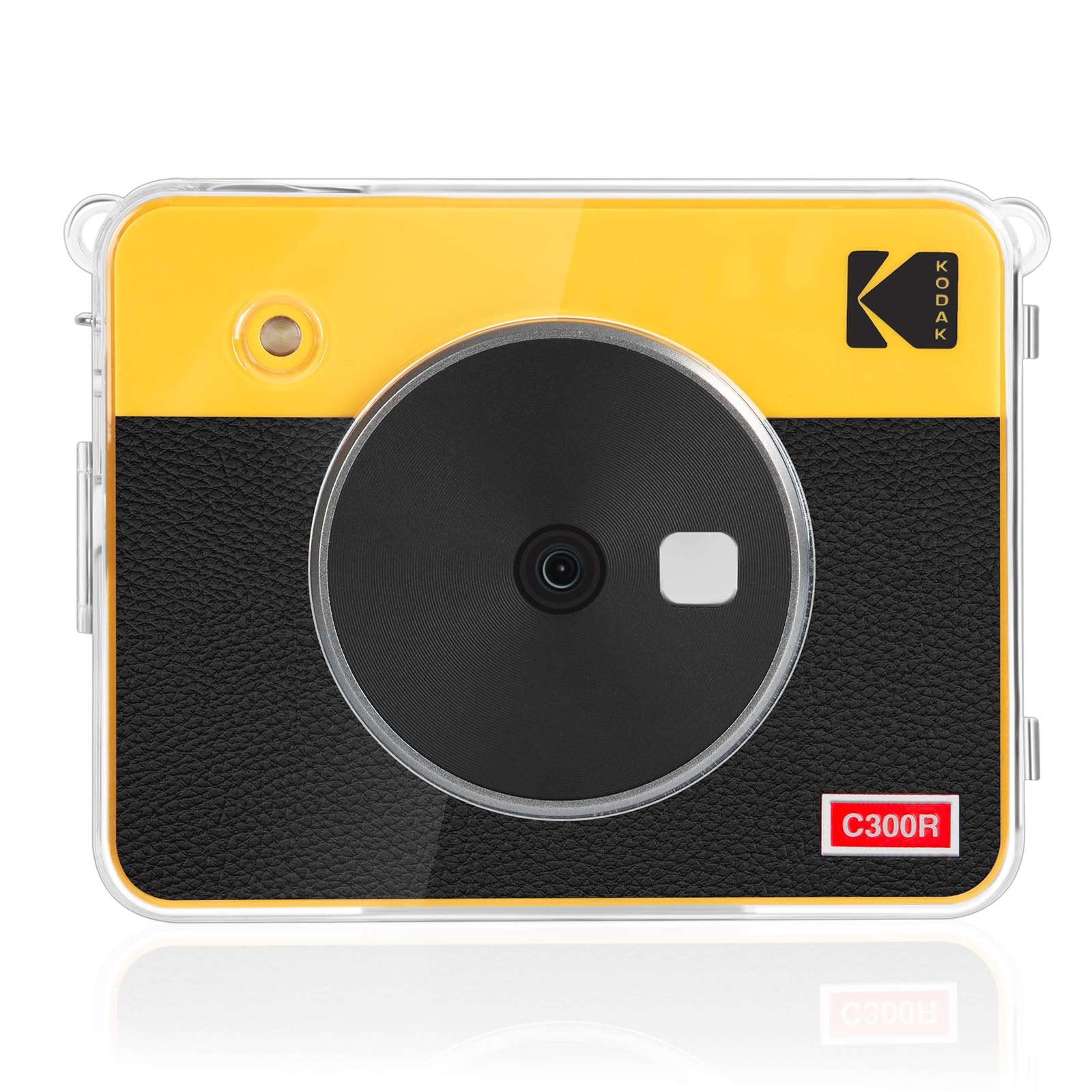 Photo 1 of GEORDGY Transparent PC Case for Kodak Mini Shot 3 Retro C300R Instant Digital Camera - with Shoulder Strap & Removable Lens Cap (Not for New Model)