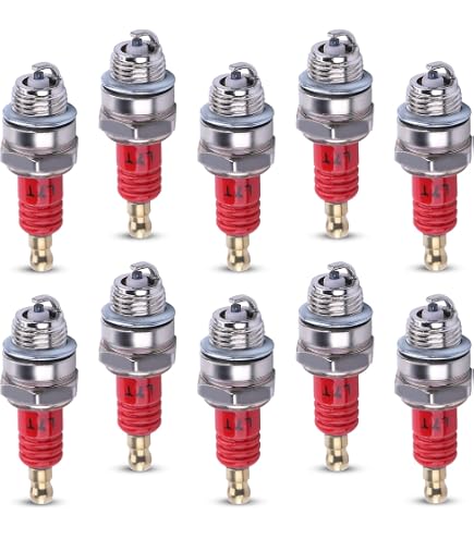 2x Zündkerzen 15901019830 BPM8Y – Passend Für Echo Rasenmäher SRM210, SRM225, SRM230, SRM280, 53 Mm Länge