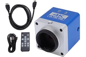 EIMSOAH 4K HD Microscope Industrial Camera, 8.3MP 1/1.8 Sensor with 3840 X 2160 Resolution, HD Display Interface USB Type C O