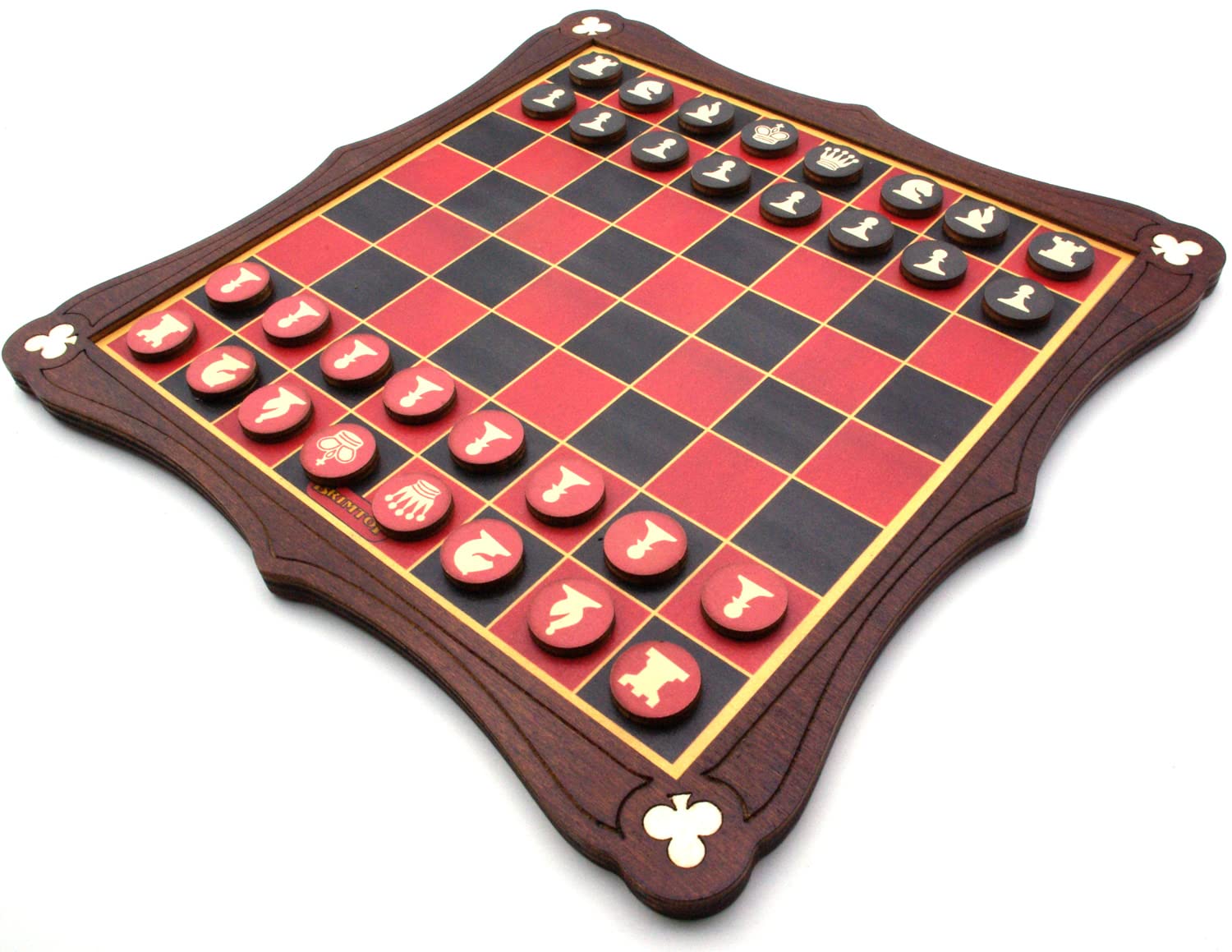 Wooden Chess set, 24cm board, British made