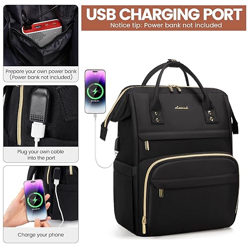 Inch Lovevook Rucksack LOVEVOOK Laptop Inch Professional Womens Purse