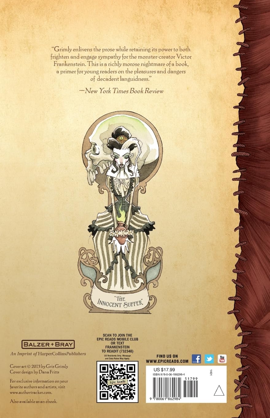 Gris Grimly's Frankenstein: A Graphic Novel Gris Grimly's Frankenstein: A Graphic Novel Paperback Kindle Hardcover